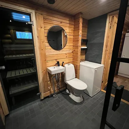 Logcabin, Sauna, Fireplace, View, Kitchen 펜션 Ylläsjärvi