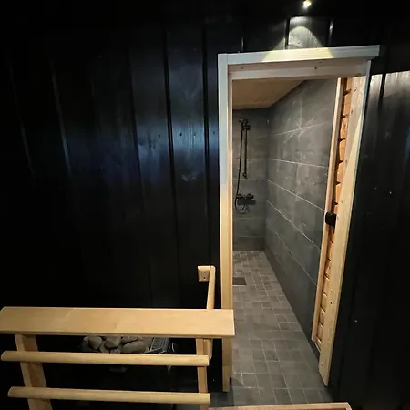 펜션 Logcabin, Sauna, Fireplace, View, Kitchen *