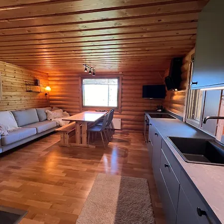 Logcabin, Sauna, Fireplace, View, Kitchen 別荘