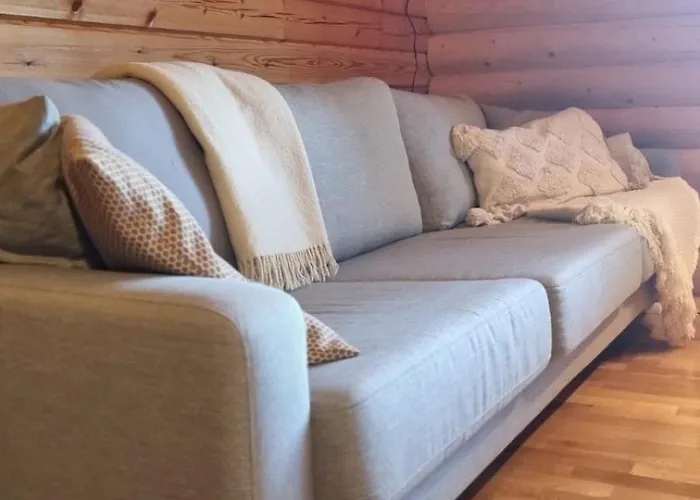 Logcabin, Sauna, Fireplace, View, Kitchen בית נופש *