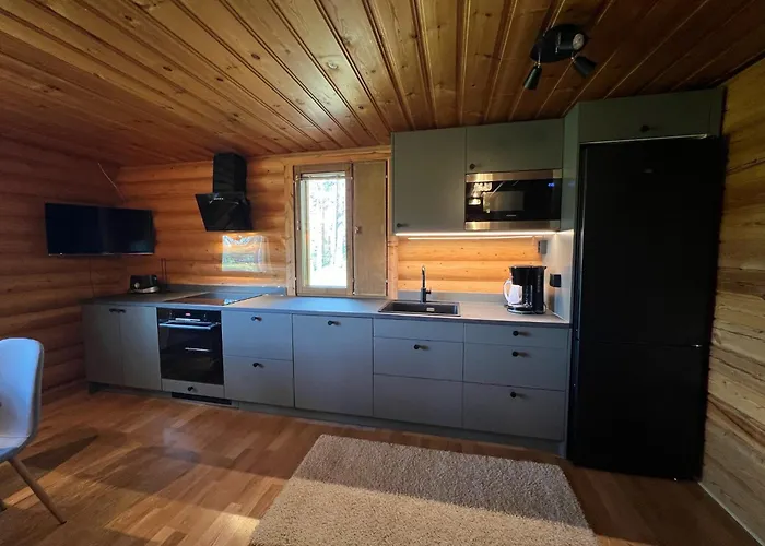 Logcabin, Sauna, Fireplace, View, Kitchen Ylläsjärvi