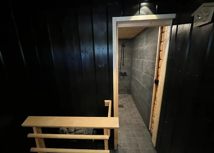 Tatil Evi Logcabin, Sauna, Fireplace, View, Kitchen *